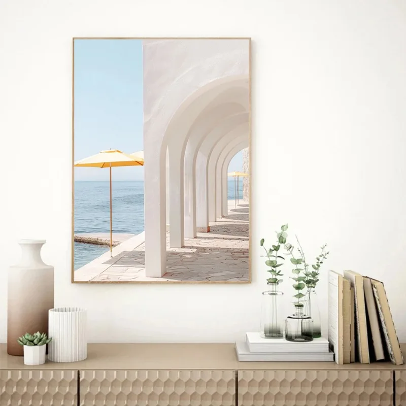Santorini Canvas Wall Art 3