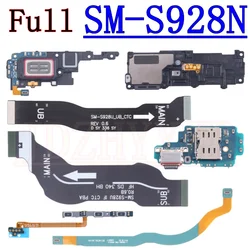 Enhanced Charging Port Board with Integrated Earpiece and Loudspeaker Flex Cable (Full SM - S928N)