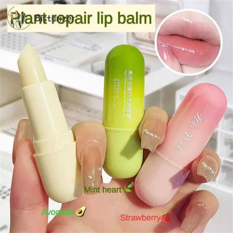 

Natural Lip Balm Color Changing Moisturizing Jelly Nourishing Skin Care Lipstick Non-Stick Long-lasting Lips Care Cosmetics New