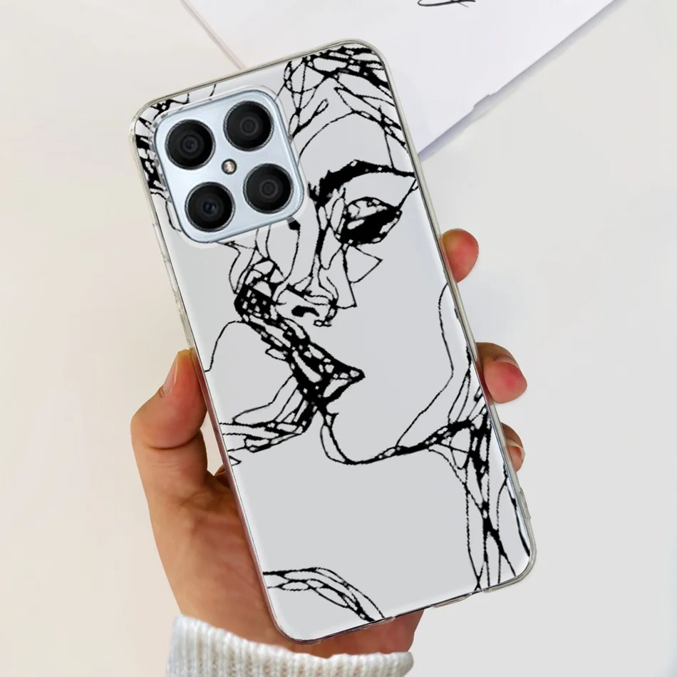 Floral Butterfly Pattern Soft Silicone TPU Back Cover Case