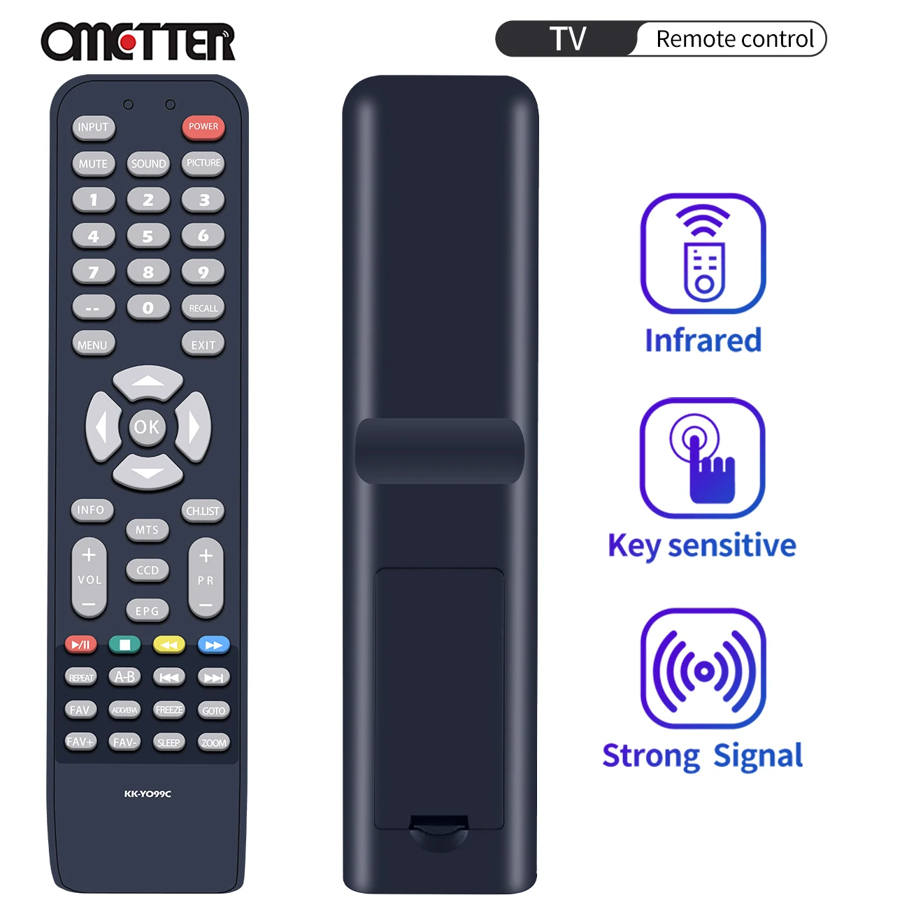 

New KK-Y099C Remote Control Suitable for Konka KK-YO99C LCD TV Controller