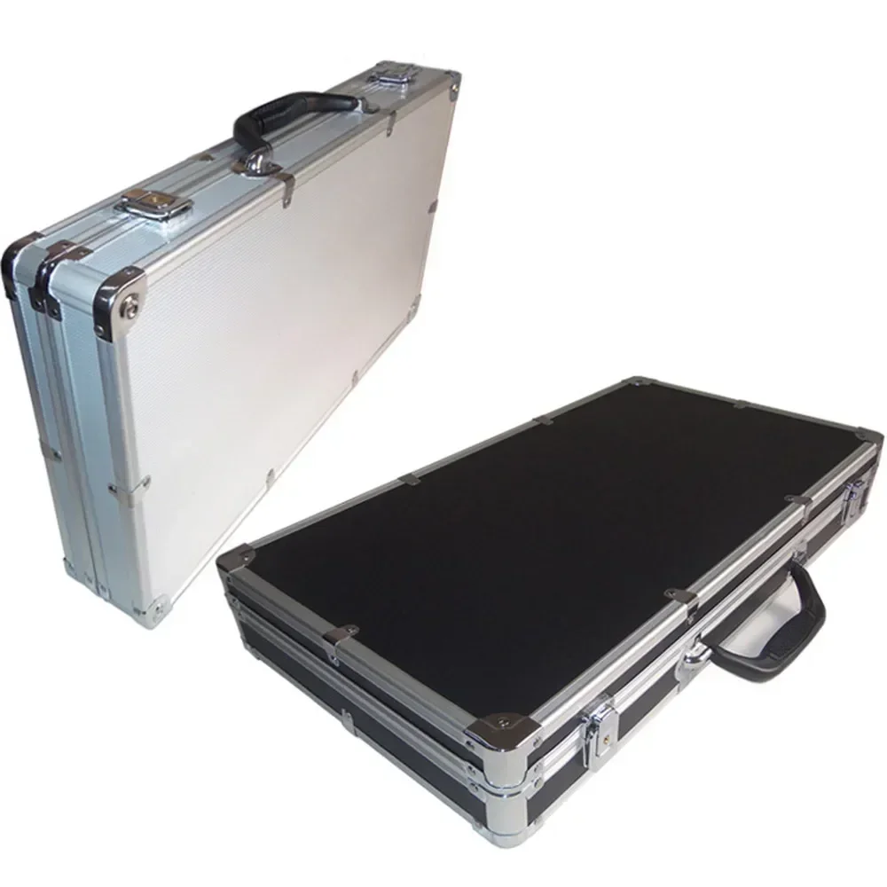 30x17x8cm Aluminum Tool Box with Sponge Lining Handheld Impact Resistant Tool Case Portable Instrument Box Storage Case 3