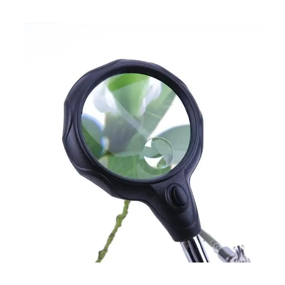 Welding Magnifying Glass LED Holder Soldering Repair Tool Loupe Third Hand for Soldering Inspection Mirror Desktop Magnifier
