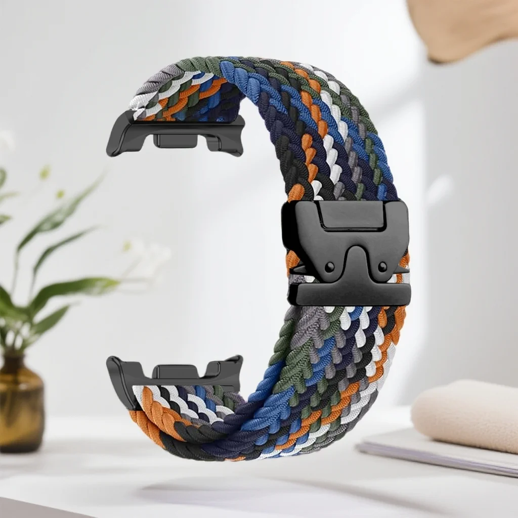 Braided Parachute Buckle Strap with Correa Bracelet