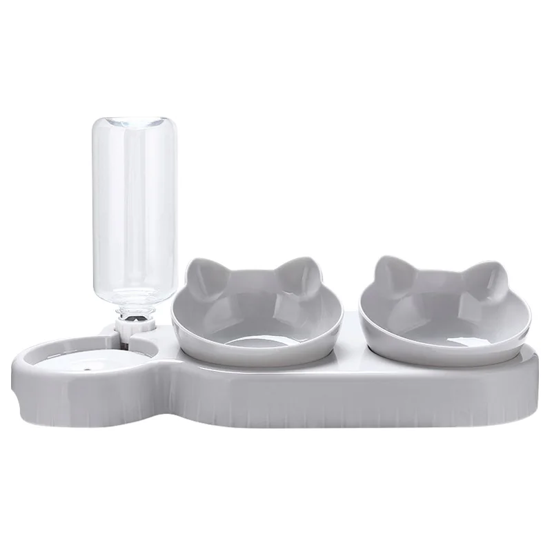 3-in-1 Automatic Pet Feeder & Water Dispenser with Dual Bowls