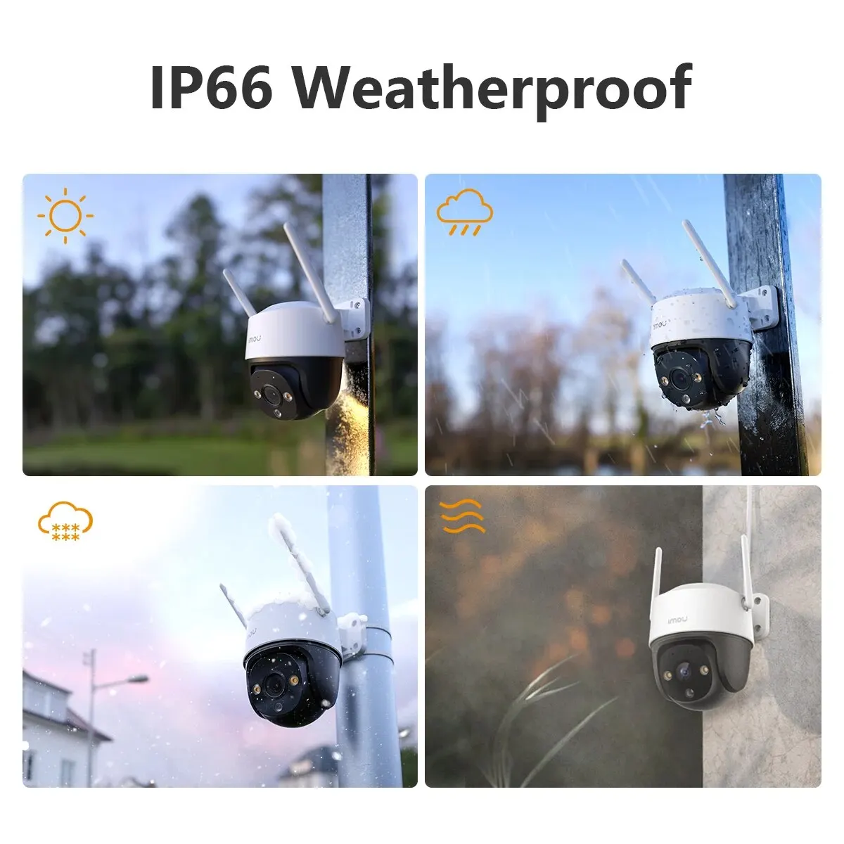 IMOU ũ SE + ߿  ī޶, ÷ Ʈ , IP66, ļ 8X  , AI ΰ  , 3MP, 5MP