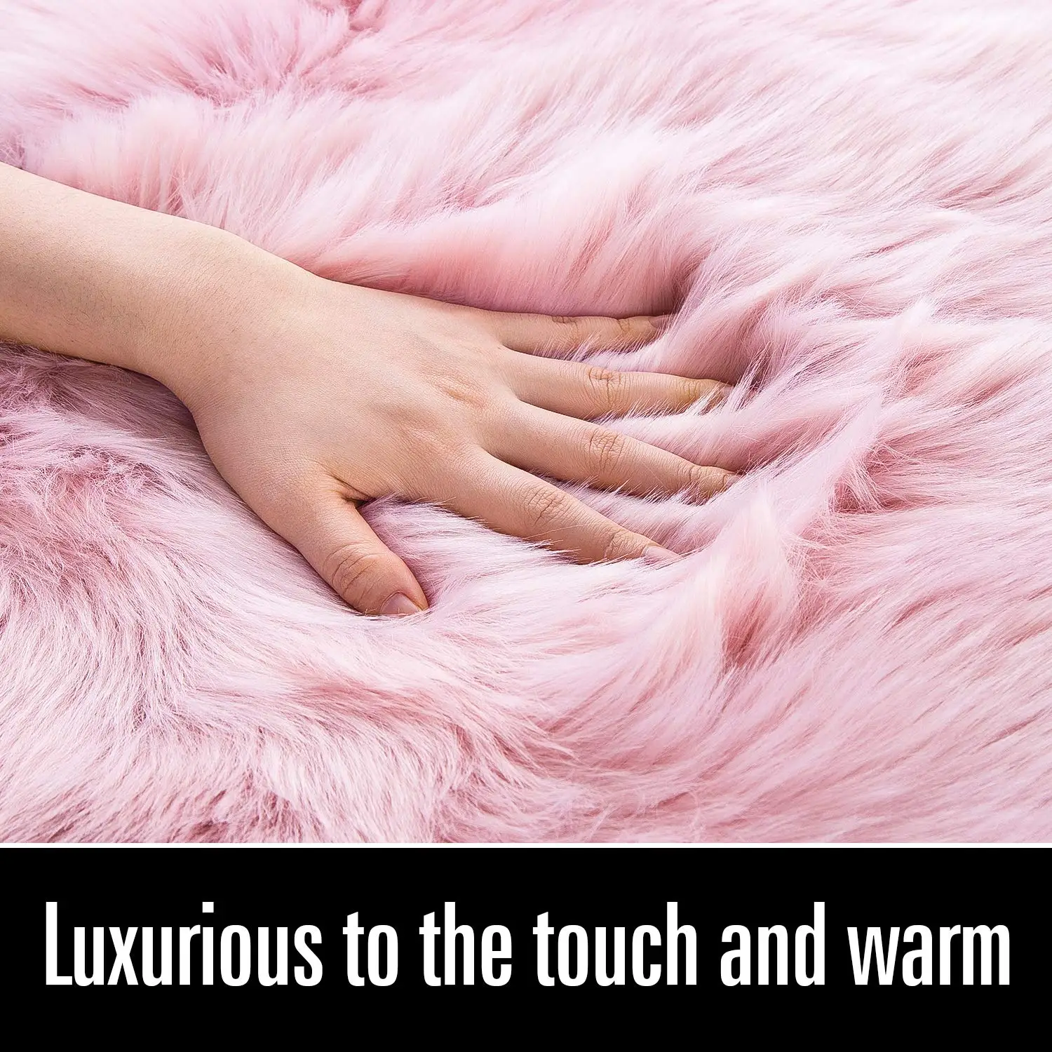 Imitation Sheepskin Carpet For Living Room Faux Fur Sofa Cushion Luxurious Plush Area Rug Warm Fluffy Foot Mat Kids Bedside Rugs 4