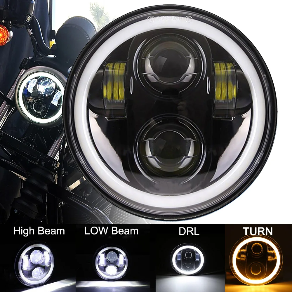 5.75 Led Headlight Motorcycle Sportster 5.75inch Led Headlight