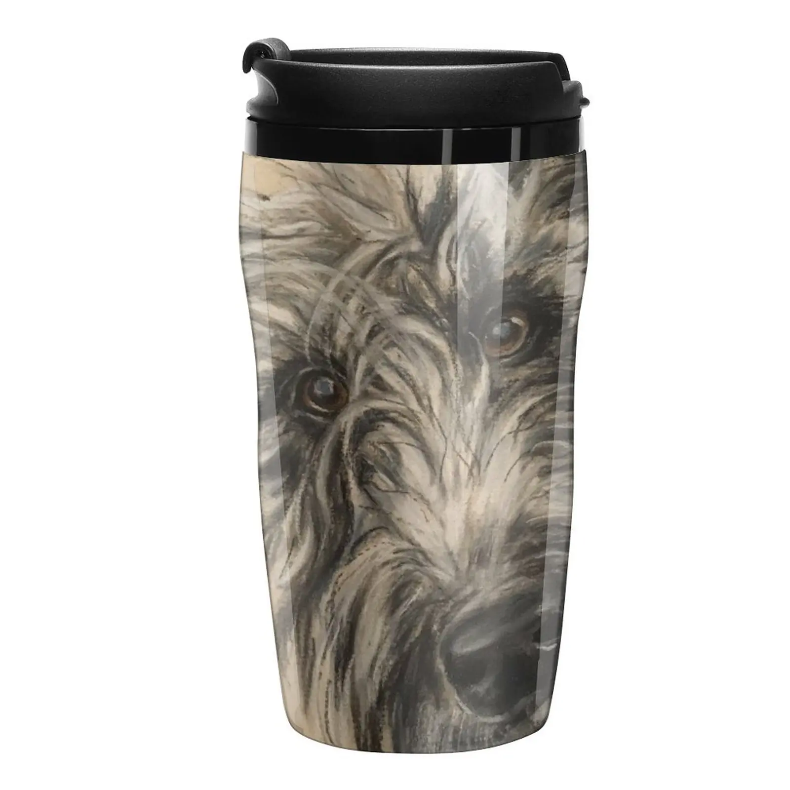 

New Scruffy Beddy/whippet Lurcher Travel Coffee Mug Beautiful Tea Cups Coffee And Tea