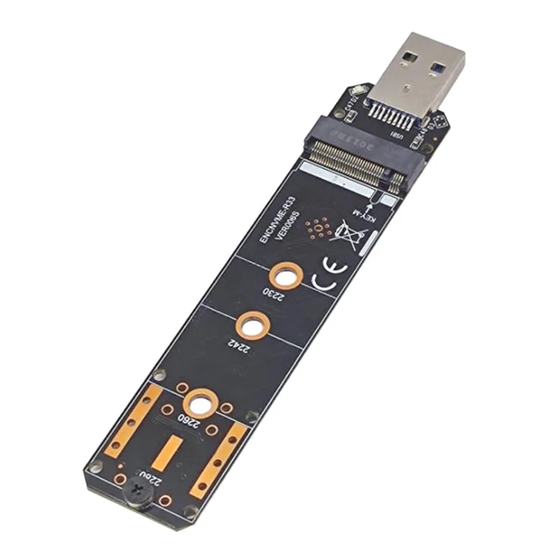 USEFUL USB3.2 GEN2 10Gbps To NVME Protocol M.2 Hard Disk Box To a Port Realtek RTL9210 Card Opening