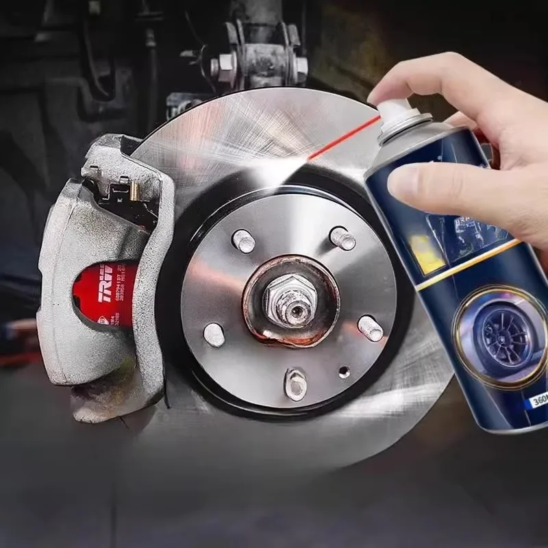 360ML Car Wheel Hub Rust Remover Maintenance Spray Stainless Steel Rust Prevention and Cleaning Tire Shine Car Anti-Rust Remover