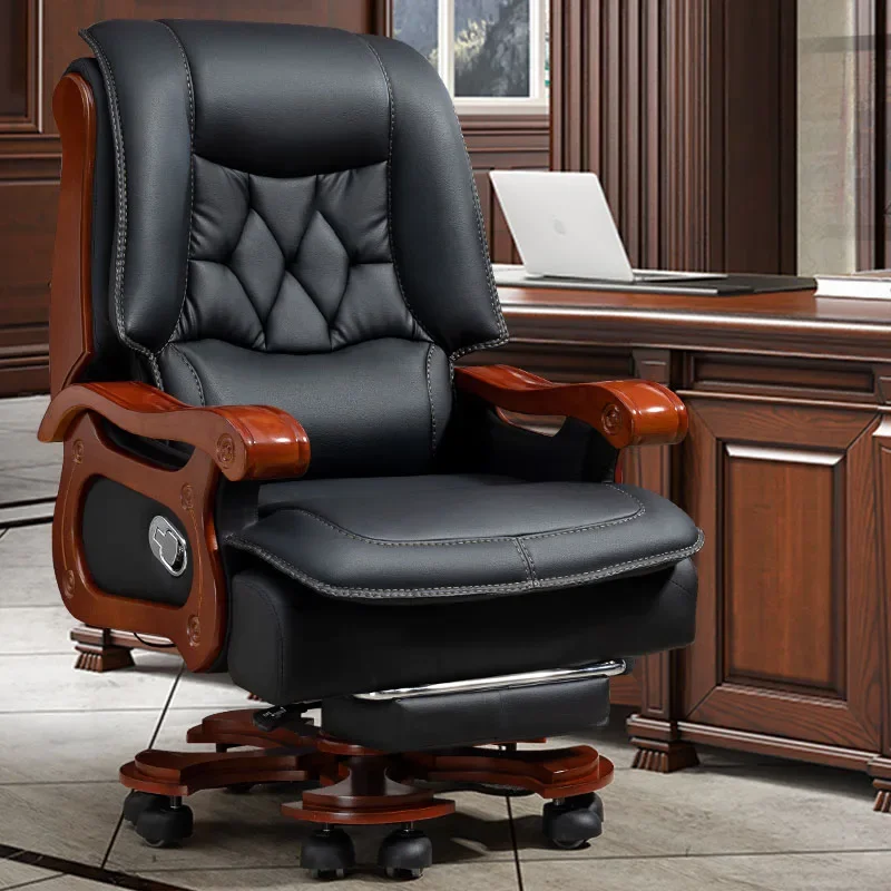 Back Rest Leather Office Chairs Classy Lounge Recliner Swivel Desk Office Chair Gaming Cadeira De Escritorio Balcony Furniture