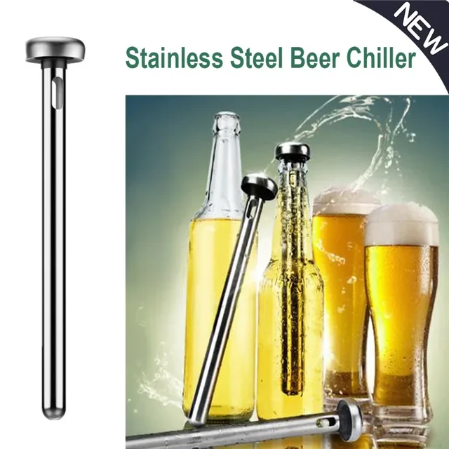 1pc Stainless Steel Beer Chiller Stick: The Perfect Portable Beverage Cooling Solution