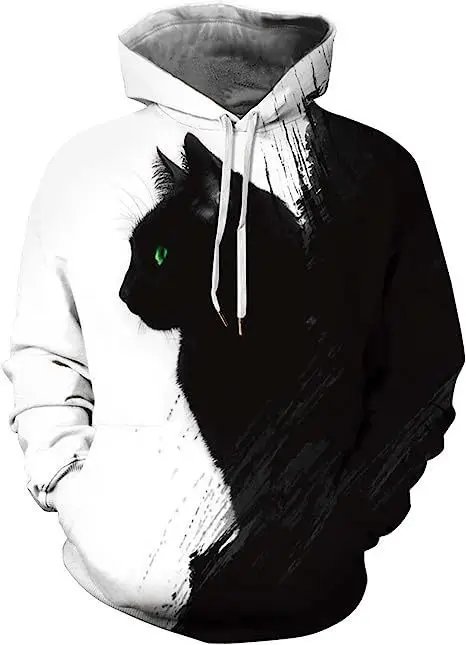 

Autumn men hoodie 3D printed loose fitting men pullover hoodie retro street children's hoodie long sleeved jacket men's clothing