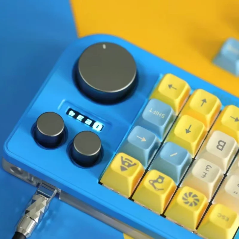 DOIO 16 keys, designer keypad, three knobs, custom, mechanical