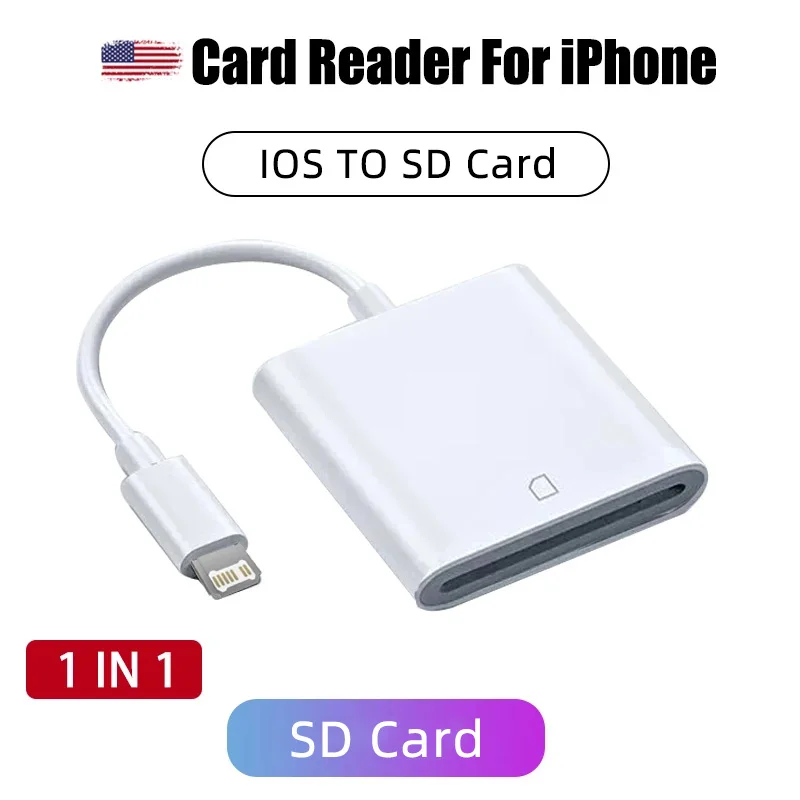 Universal Card Reader Adapter for Smartphones and Tablets – SD and TF Card Accessory for Enhanced Photo and Video Viewing