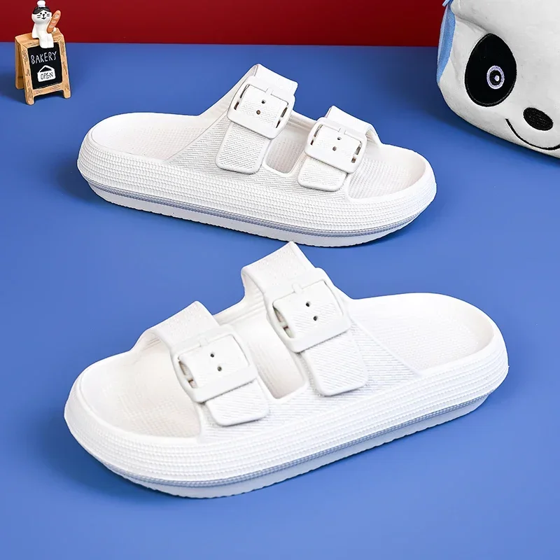 Summer Kids EVA Sandals Lightweight Comfortable Non-Slip Beach Shoes for Boys Girls Children Antiskid Slippers