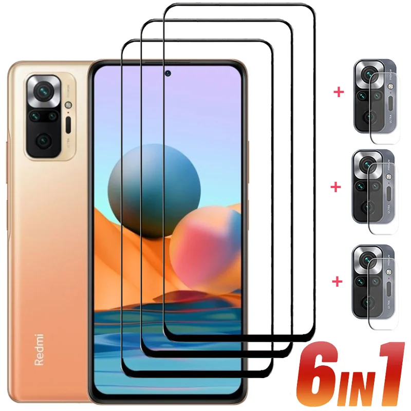 Protector pantalla Redmi Note 10 11 Pro accesorios, Cristal Templado
