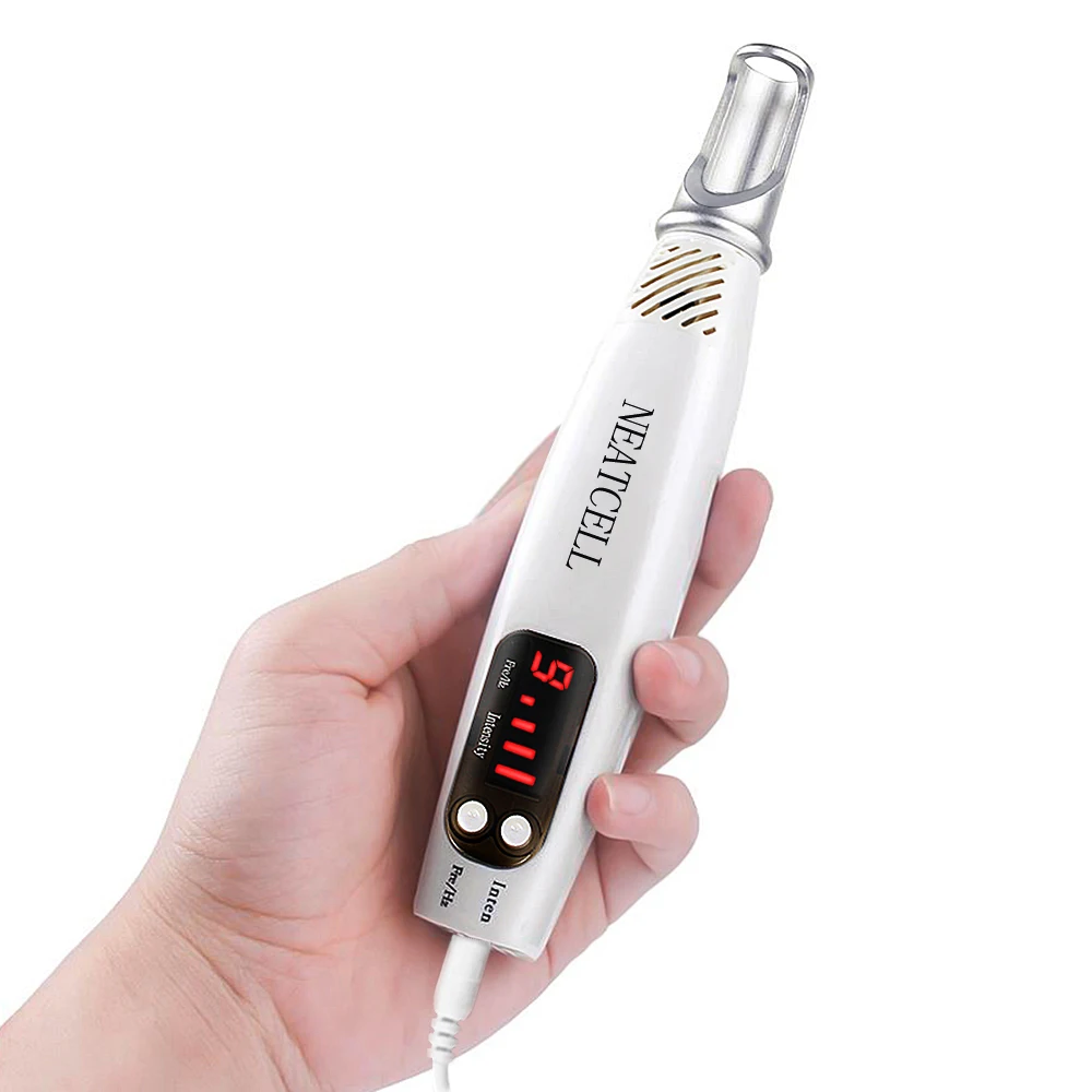 Penna laser a picosecondi Terapia della luce blu rossa Tatuaggio Rimuovi cicatrici Talpa Rimozione lentiggine Dispositivo di bellezza portatile per la cura della pelle scura - immagine 4
