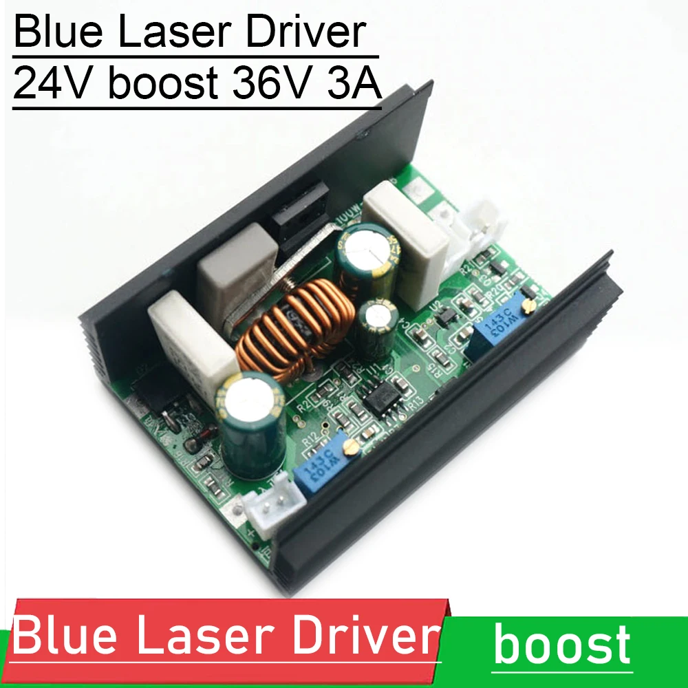 

445/450/455/465/520/525nm 24V boost circuit 3A Constant Current Power Driver board / Laser / LED Driver w/ TTL Modulation NUBM08