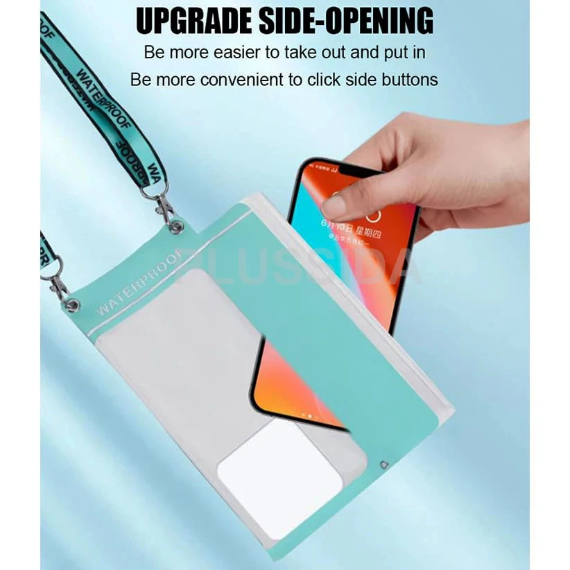 Girls Waterproof Swim Bag Phone Case – Stylish & Durable Universal Protection