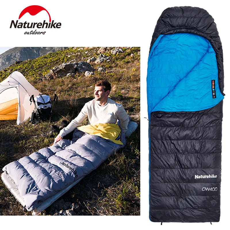 Naturehike CW400 ダウン寝袋 M Naturehike CW400 シュラフ ダウン 650FP 寝袋 コンパクト 軽量