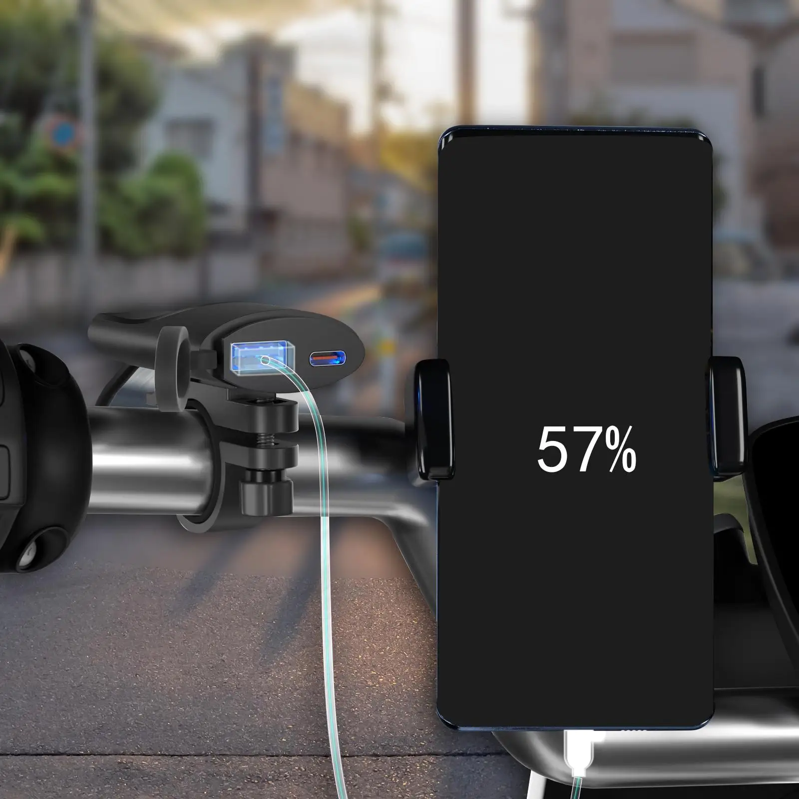 

Зарядное устройство для телефона на мотоцикл QC 3,0 аксессуары для мотоцикла ATV