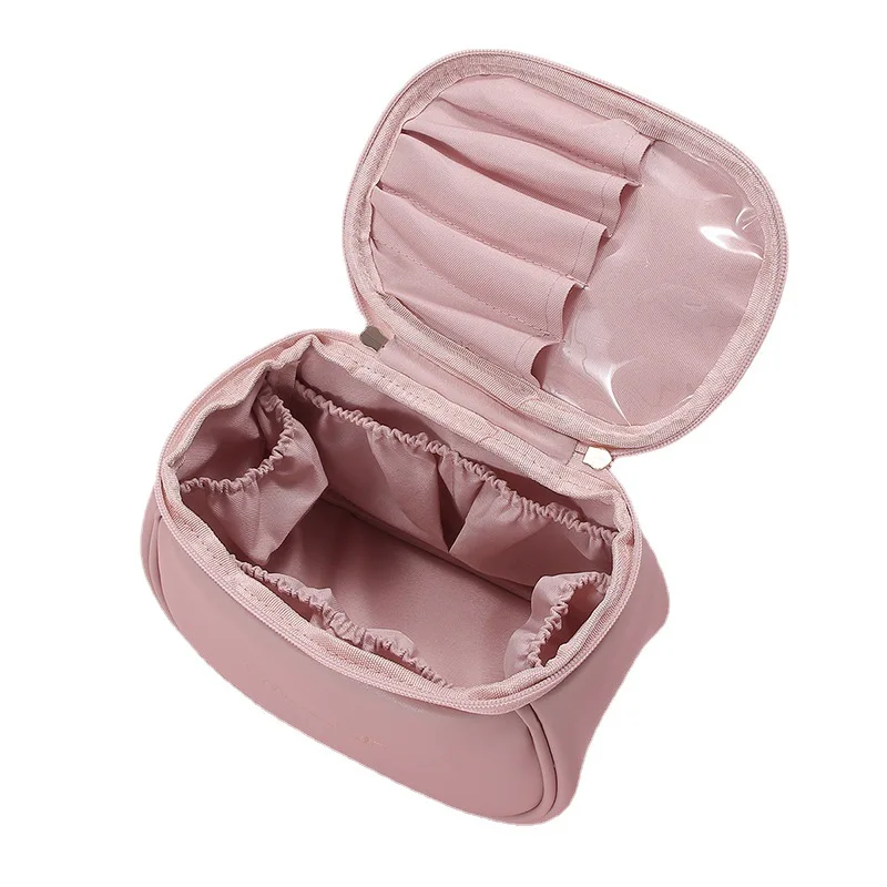 Cute PU Makeup Bag For Women Toiletries Organizer Waterproof Travel Make Up  Pouch Female Large Capacity Portable Cosmetic Case 6