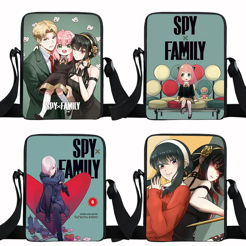 SPYFAMILY Japanese Anime Messenger Bag Cartoon SPY X FAMILY Anya Smug