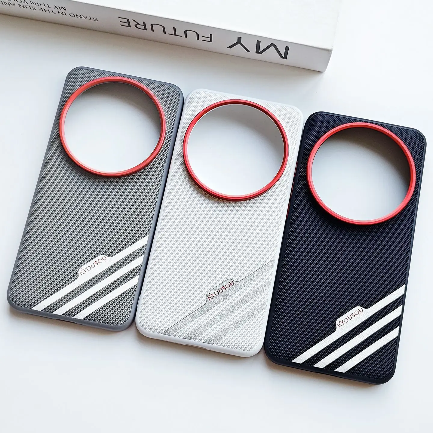 Sleek Skin-Friendly Metal Frame Case with PU Leather Cover - Shockproof