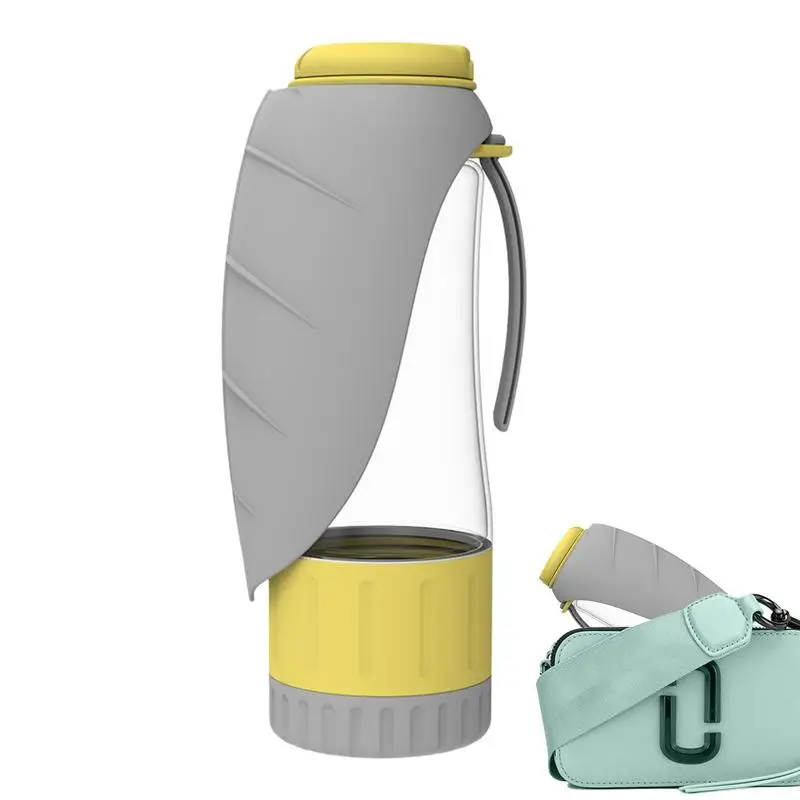 

Портативная бутылка для воды для собак, портативная бутылка для воды 300 мл для прогулок, походов, путешествий, герметичный дозатор для кошек, кроликов, щенков