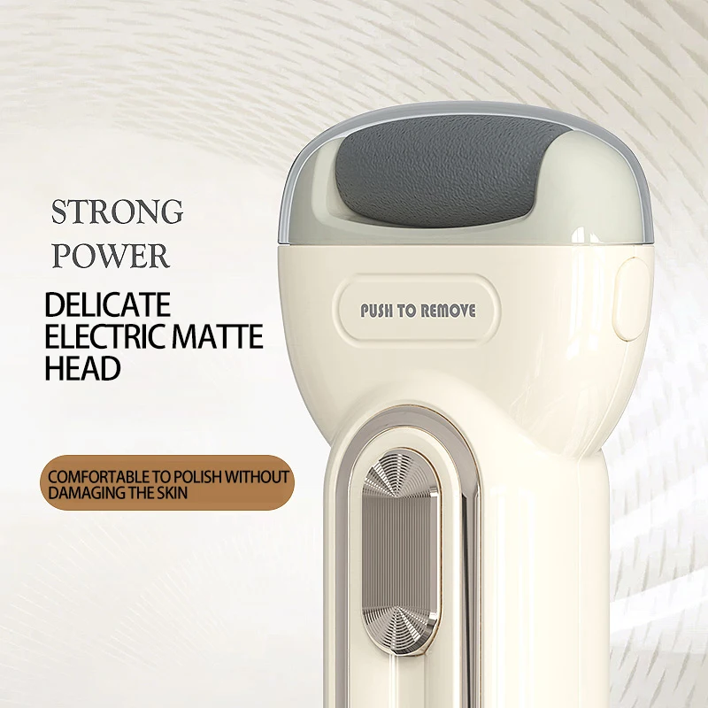 2024 New Electric Foot Care Machine Hard Dry Dead Cuticle Skin Remover Pedicure Care Tool Rehargeable Removal Foot Grinding Tool 3