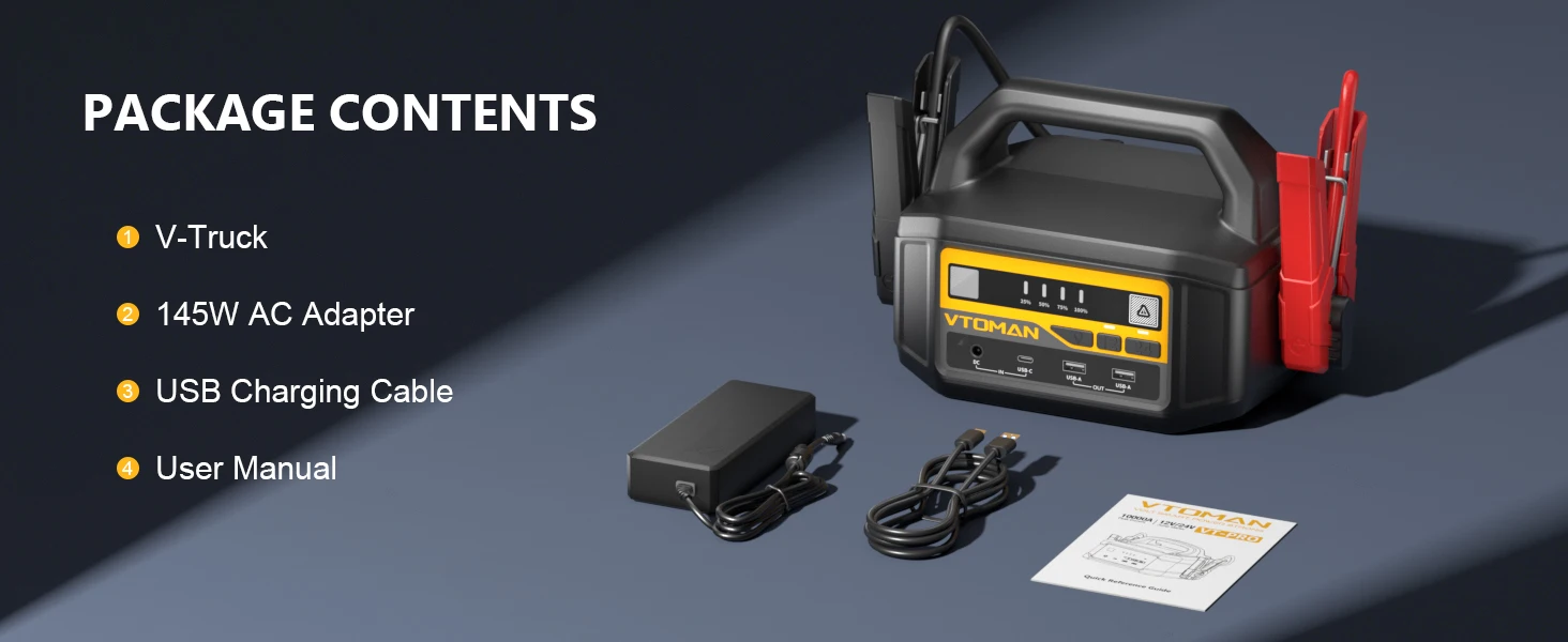 VTOMAN 12V 24V Starthilfe 6000A – Detail 13