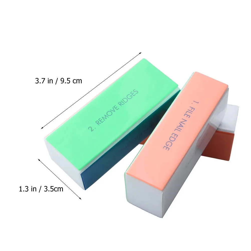 10Pcs 천연 가짜 연장용 고품질 네일 폴리싱 블록 매니큐어 페디큐어 살롱 가정용 부드러운 폴리싱 없이 사용 가능