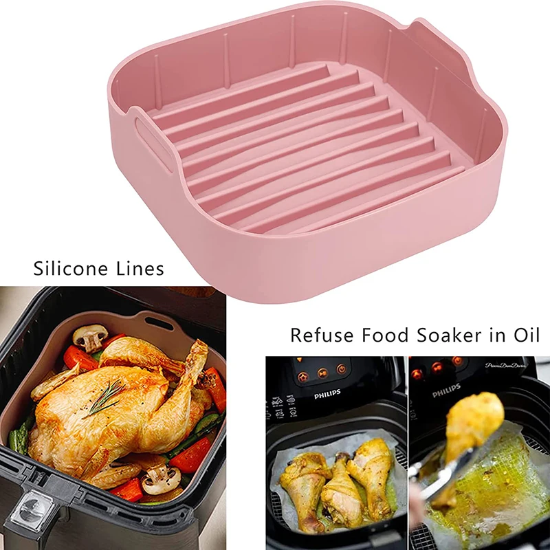 https://ae01.alicdn.com/kf/Scfef071d5cd04c95bfec8ca90088d67an/16-19-22cm-Air-Fryer-Silicone-Pot-Food-Safe-Air-Fryers-Oven-Accessories-Square-Round-Baking.jpg