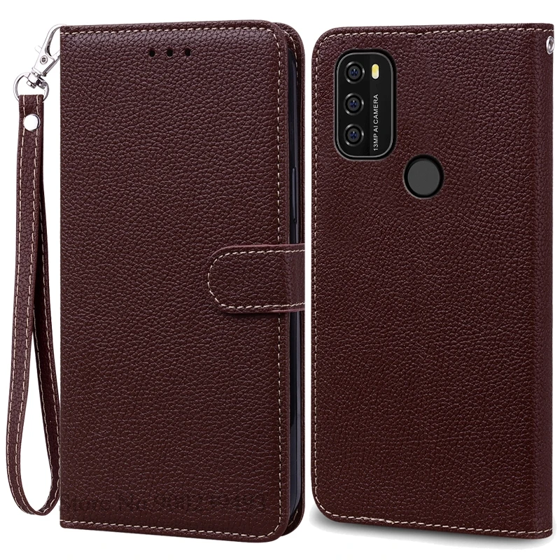 Blackview A70 Soft Silicone Flip Wallet Leather Case with Bumper Protection