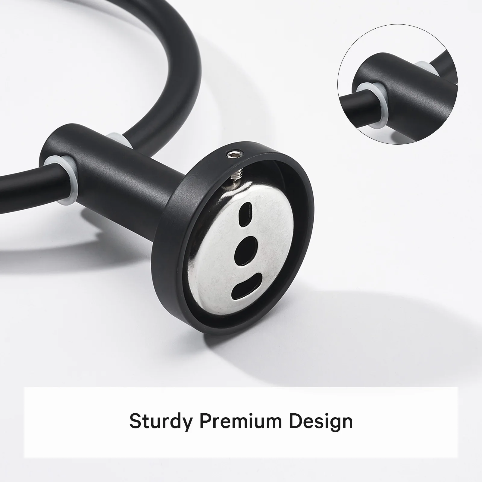 SARIHOSY Towel Ring Matte Black 304 Stainless Steel Wall Mounted for Home Hotel Bathroom Accessories
