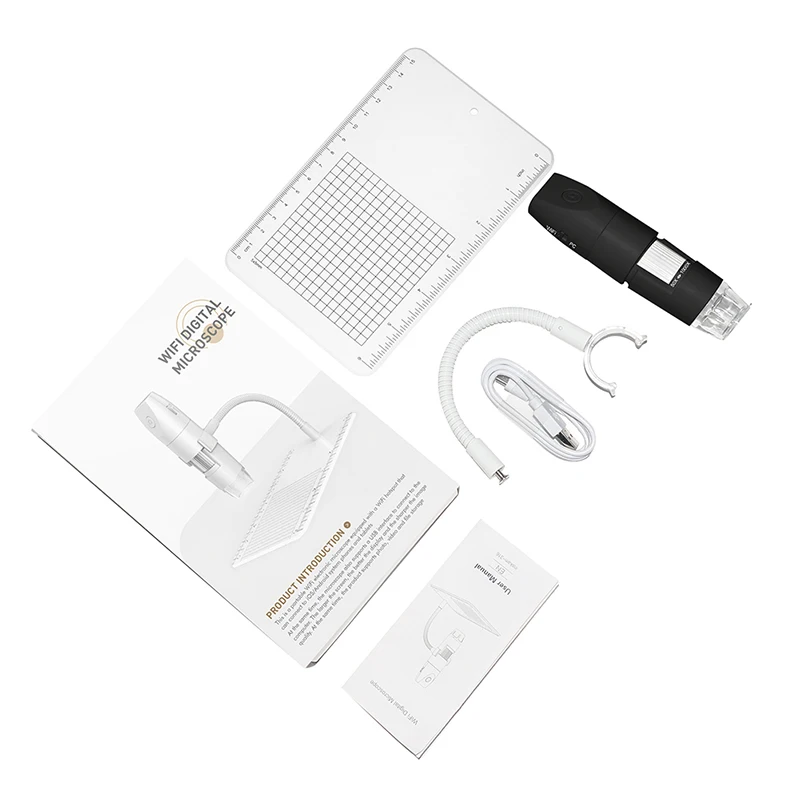 Wifi Digital Microscope 1000X Zoom HD 1080P Electronic Microscope With Adjustable Stand USB Coin Microscope for IOS Android 6