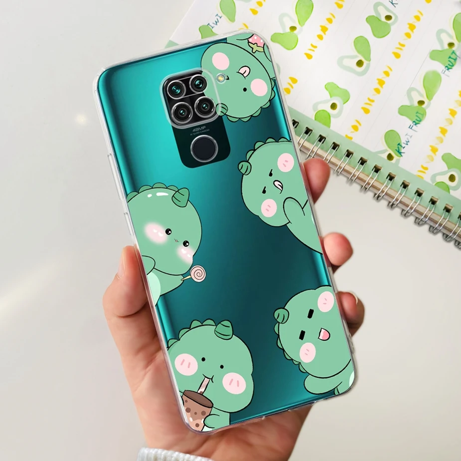 Cute Painted Clear Silicone Soft Phone Case Bumper Cover