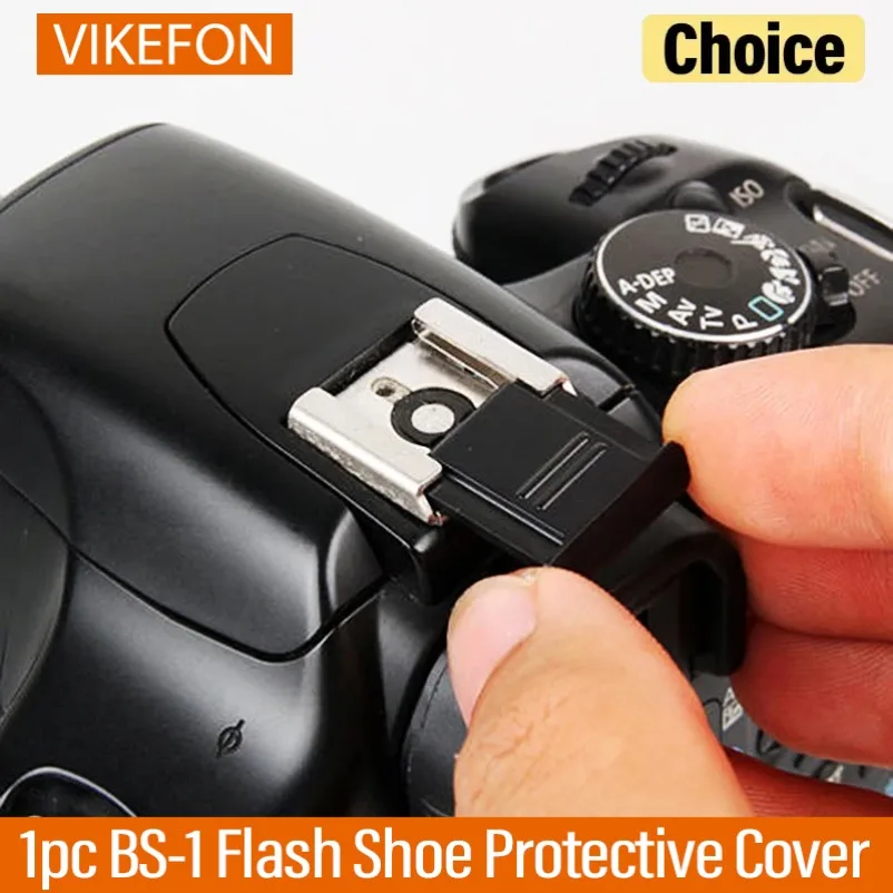 Flash Shoe Protective Cover SLR DSLR Digital Camera Protection Cap Accessories Canon Nikon Pentax 1pc VIKEFON camera protection cap
