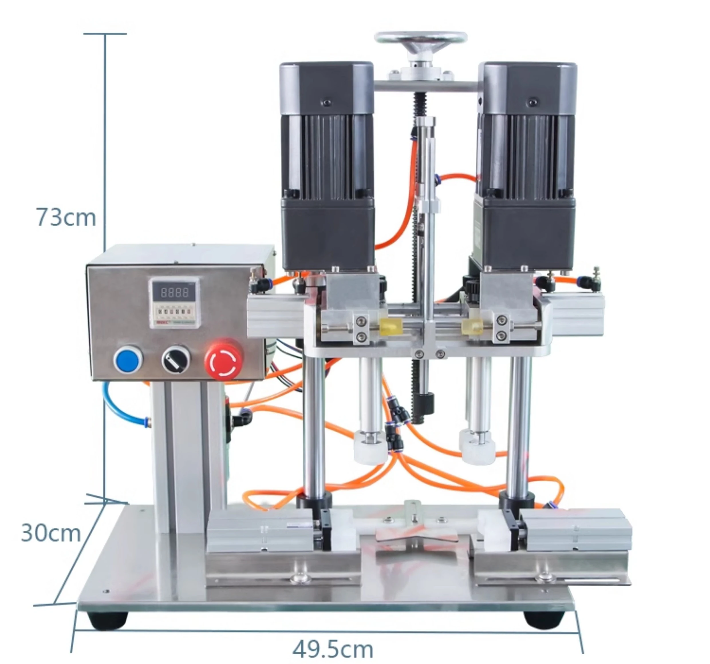 High Quality Automatic Screwing Capping Sealing Machine Hot Selling Pneumatic Glass Plastic Tin Head Rotary Bottle Cap Machine