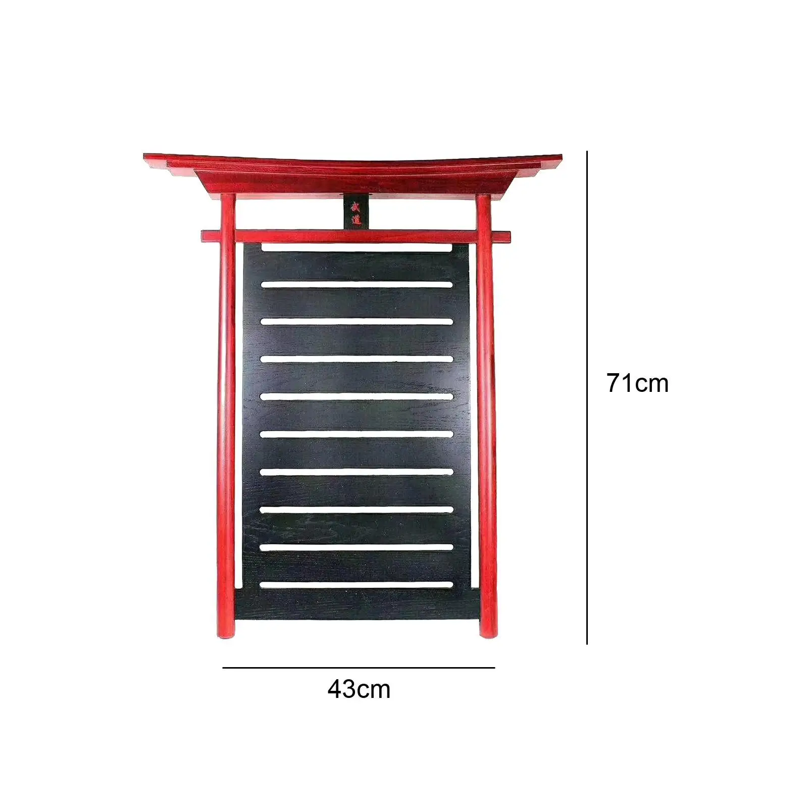 Wood Karate Belt Display Rack Wooden with Metal Hook for Kids and Adults Gifts Belt Rack Taekwondo Belt Display Holder