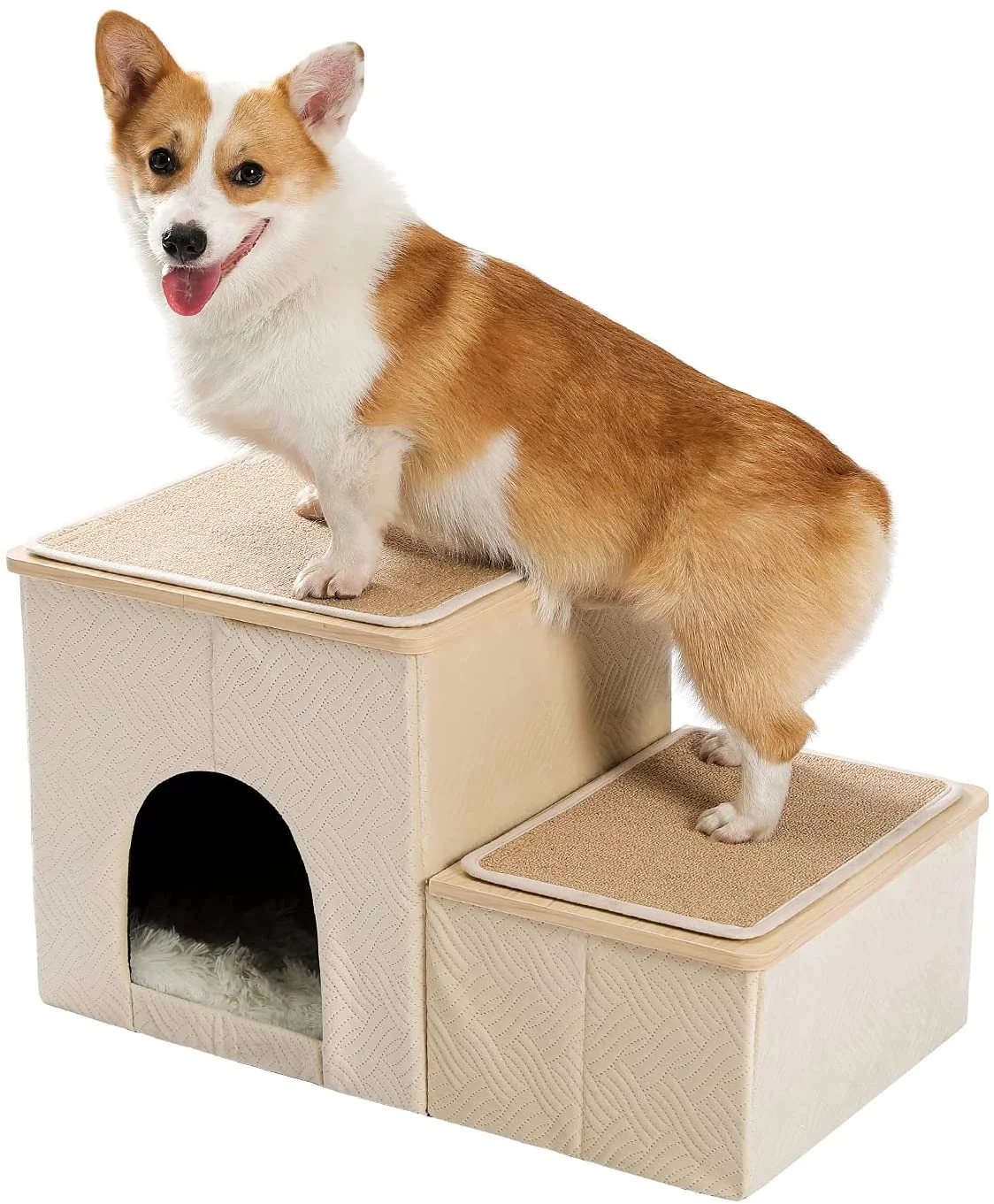 Pet Steps Stair 2 In 1 Pet Steps Dog Stairs Ramp Portable Home Ladder