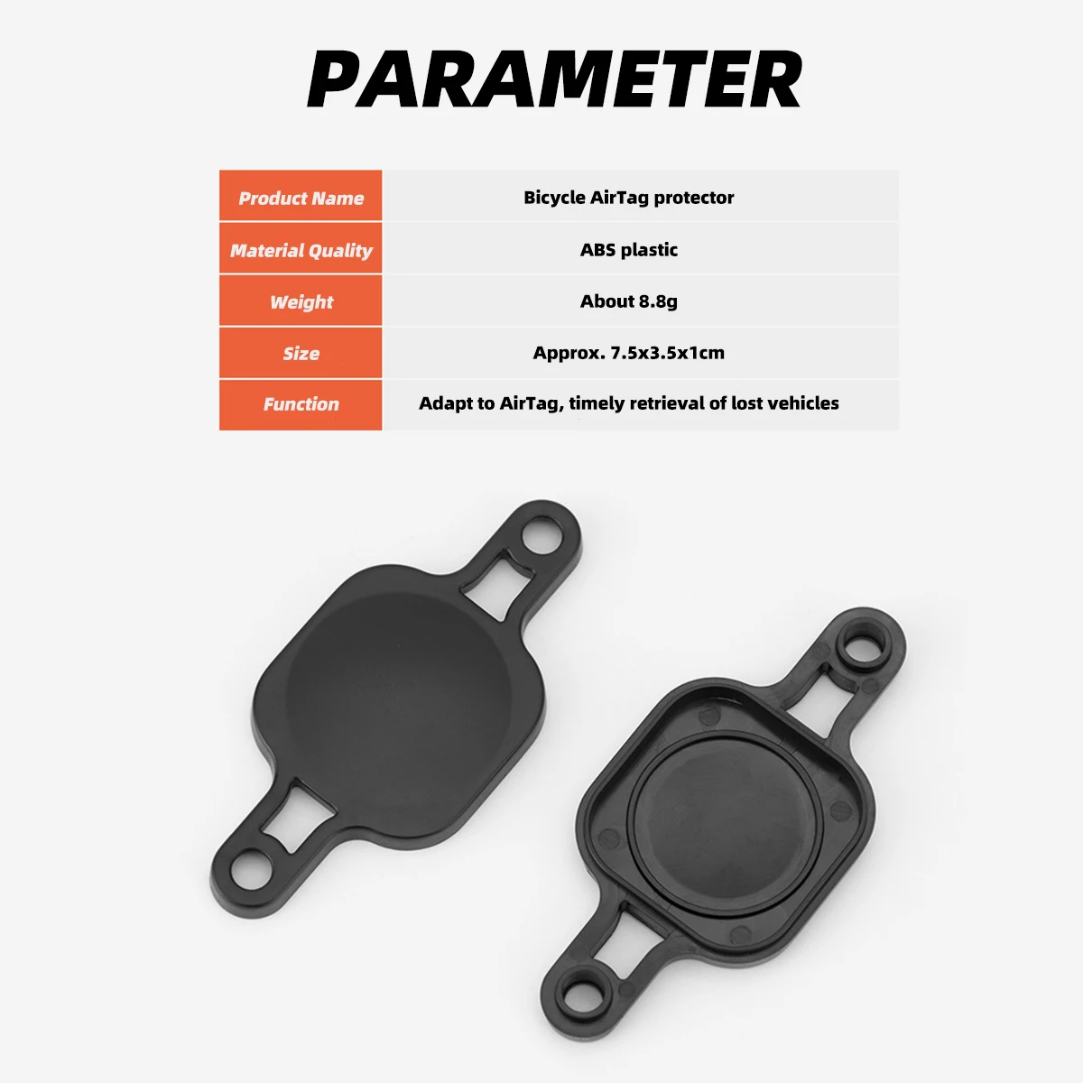 FONKEN for Apple Airtag ̽  Anti-lost  Ʈ  ȣ Ŀ Anti-Theft Tracker Holder ų Ŀ