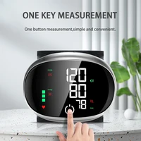 Digital Wrist Blood Pressure Meter Automatic Voice Tonometer Heart Rate Monitor Smart Touch LCD Screen Charge Sphygmomanometer - Image 5