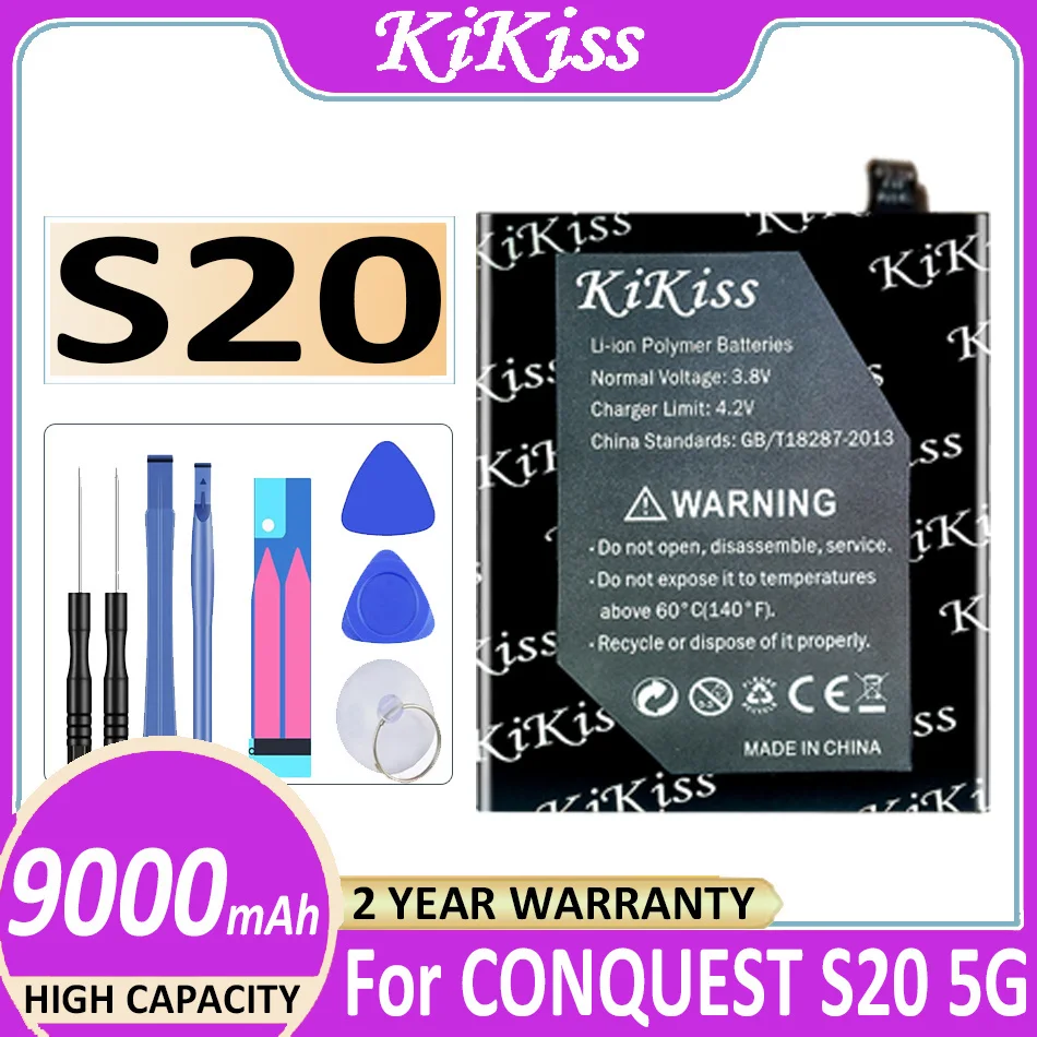 Аккумулятор 9000 мАч для CONQUEST S20 5G Bateria