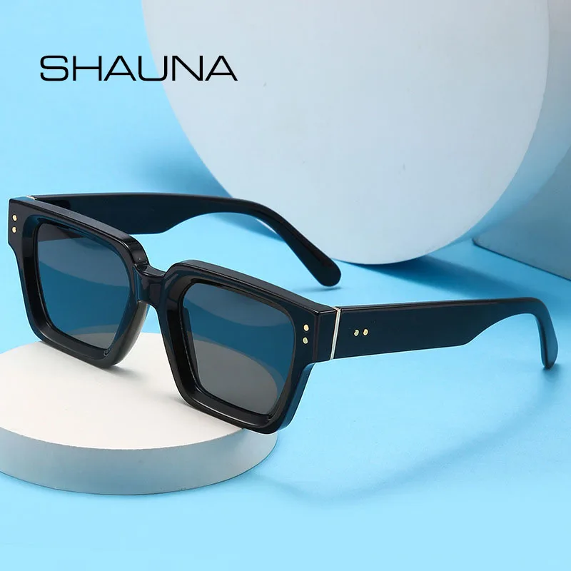 SHAUNA Retro Square Sunglasses UV400 - AliExpress