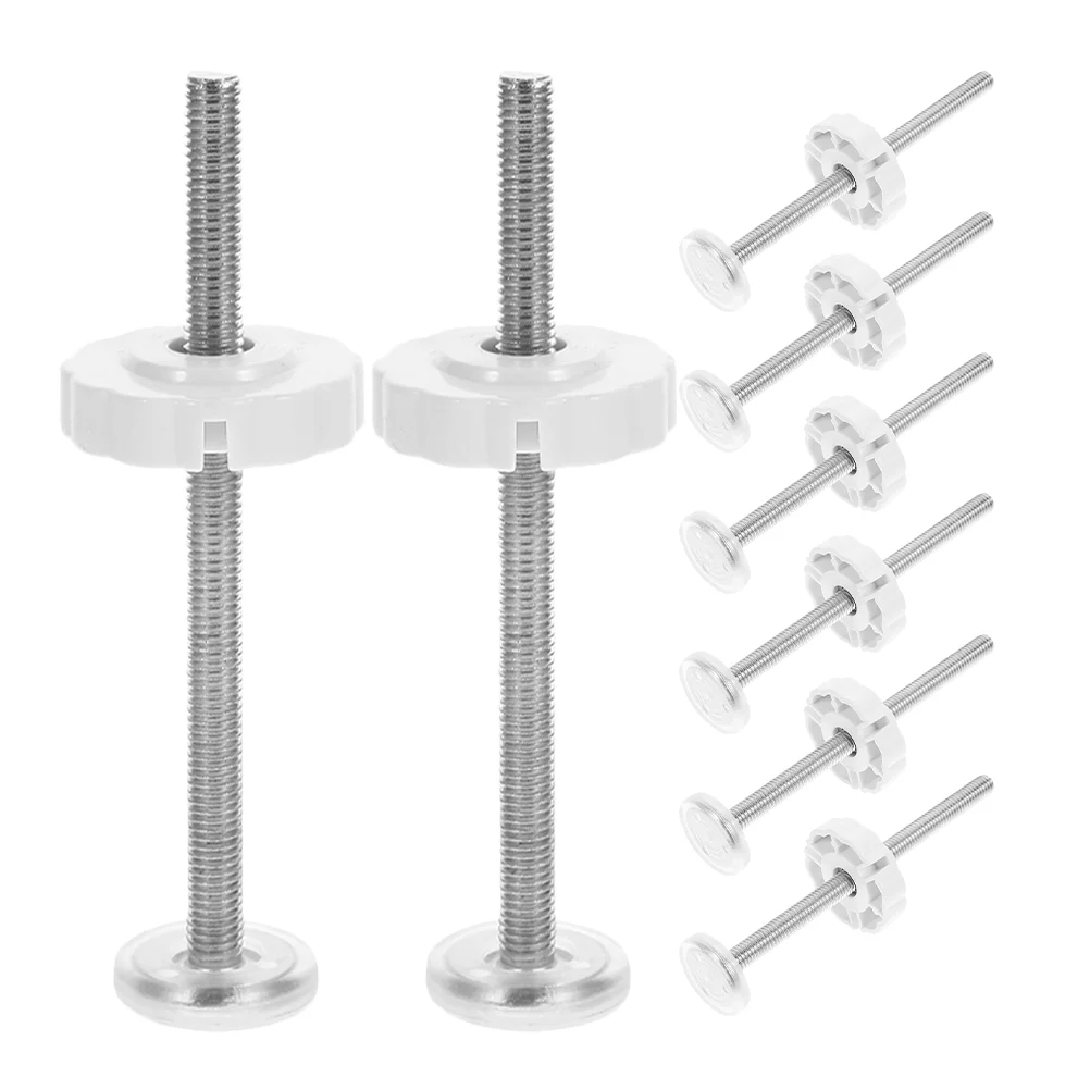 

8 Pcs Baby Gate Hardware Accessories Pet Replacement Parts Fence Aluminum Alloy Child