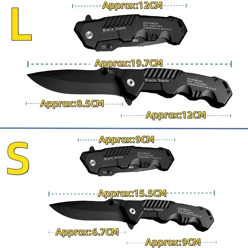 Folding knife EDC Sharp Stainless Steel Folding Knife Outdoor Camping Tactical Hunting Knife Pocket
