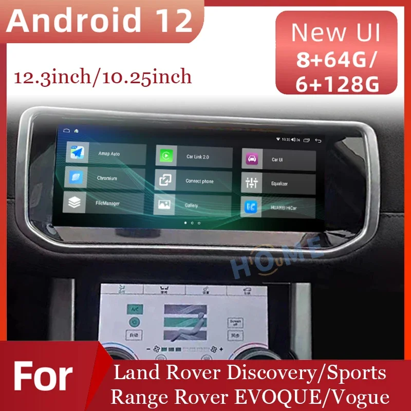 

Android 12 128G Car DVD Radio Multimedia Player GPS For Land Rover Range Rover Evoque LRX L538 Vogue L405 Sports L494 DISCOVERY